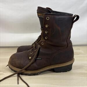 Carolina CA9821 Mens Waterproof Steel Toe Logger Boots Size 12 D